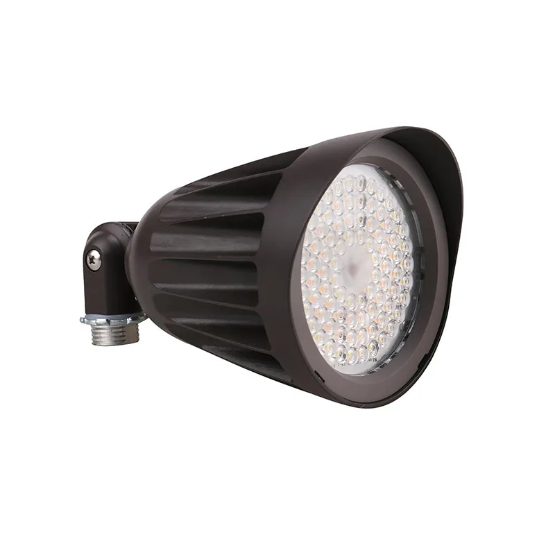 UL DLC Certified 25 Watt LED Spot Light with 3,500 Lumens Auto Color Selectable 42 Degree Beam Knuckle Conduit Mount IP65 Rating