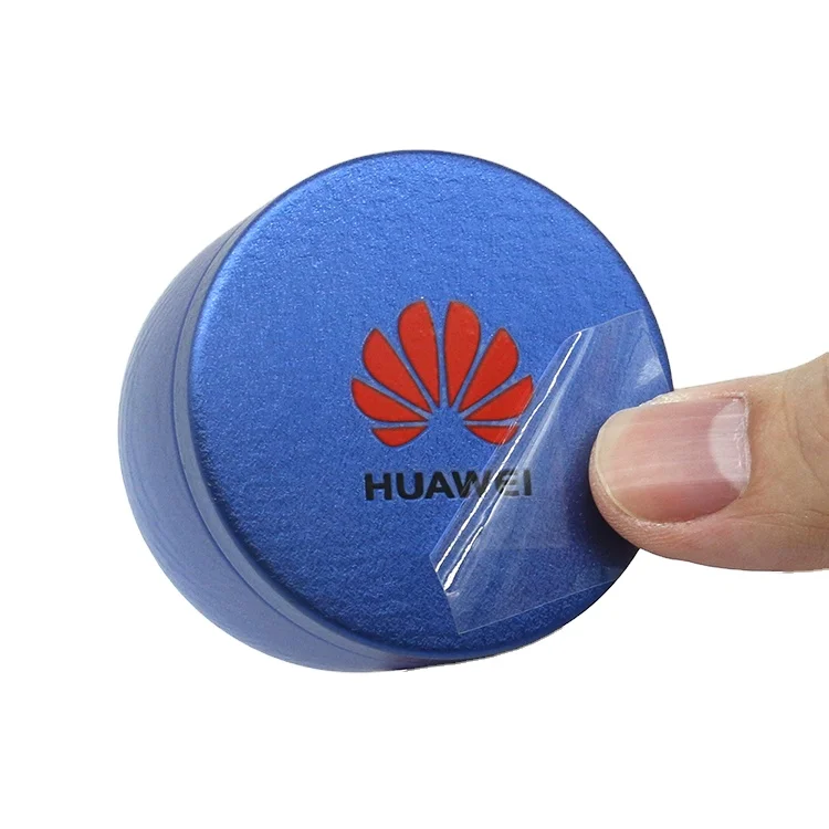 Custom Self Adhesive Metal Labels Free Design  Notebook 3D Embossed Logo Metal Sticker Labels