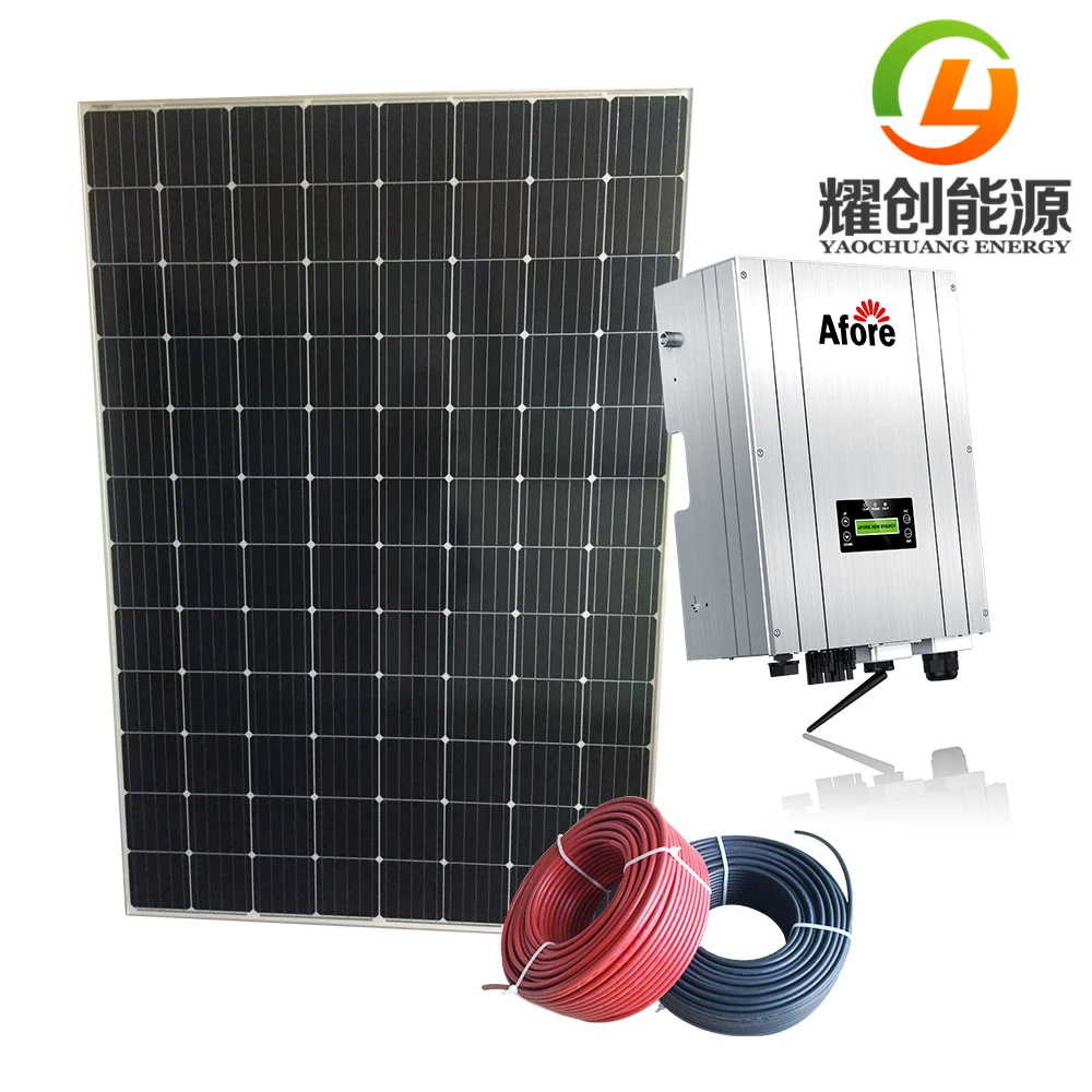 Goodwe Growatt 5-12kw MPPT solar panel energy on grid inverter system for home