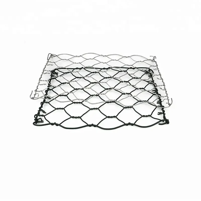 Low carbon steel PVC coated Gabion wire mesh box wholesale manufacturer supply for construction protection material