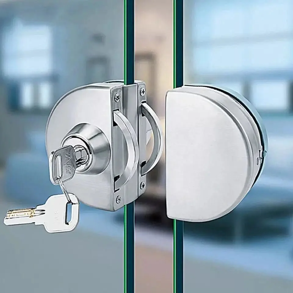 High Quality Tempered Glass Door Accessories Stainless Steel Patch Fitting