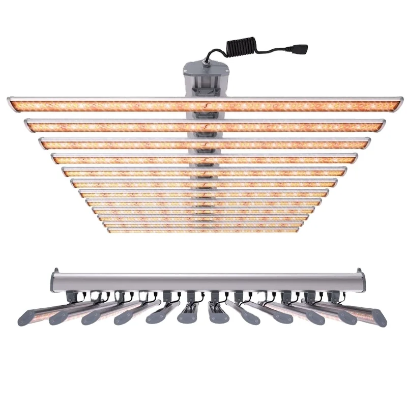 High PPFD cultivation SPYDR 2 series  led grow lights from veg to bloom over a 5x5 canopy