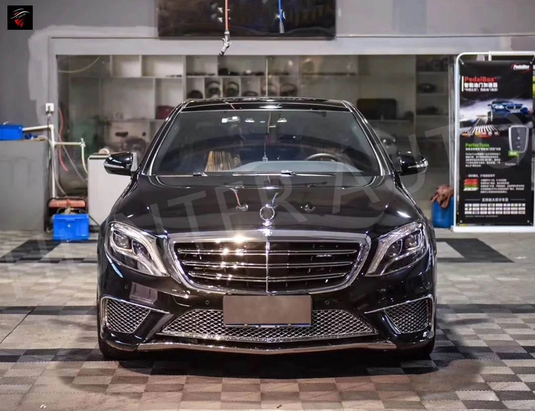 Hot selling car bumper AMG S65 body kit for mercedes Benz S class w222 S320 S350 S500 front bumper rear bumper side skirts