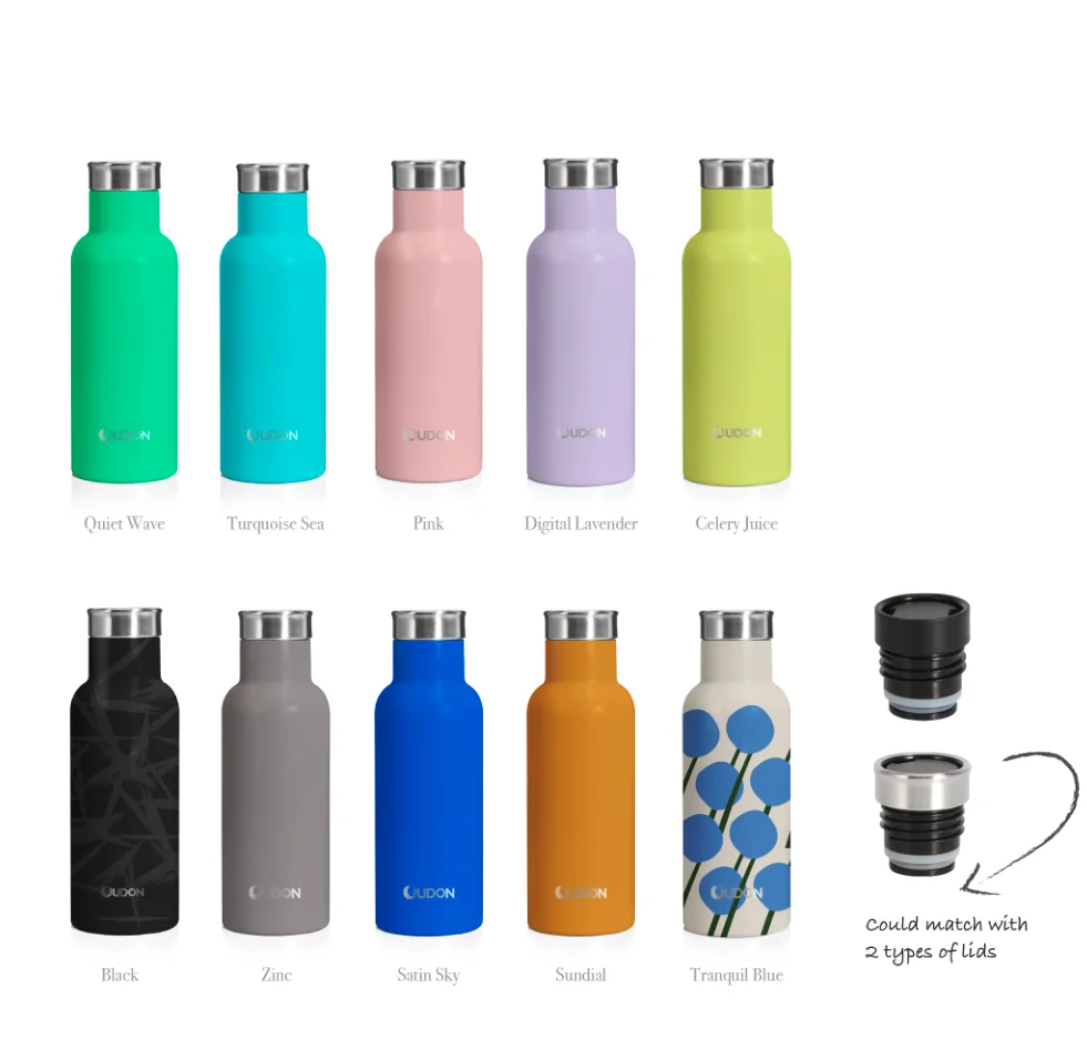 350ml 500ml 750ml water flask water thermos bottle vacuum set gift bottle camping outdoor customisable flask