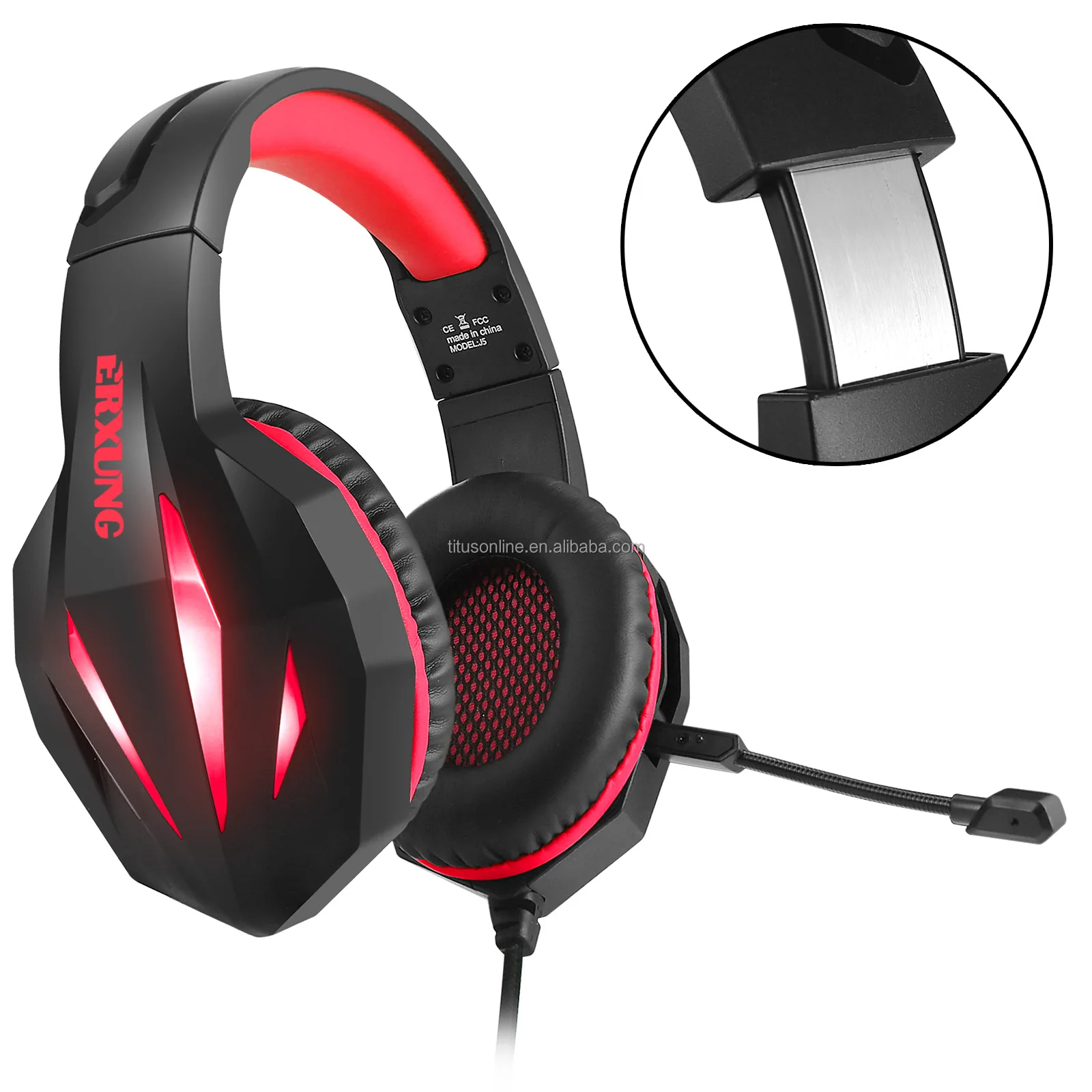 J5 7.1 pastel headset with microphone headset stereo wire gaming over the ear gaming headset headphone ps4 ps5 pc