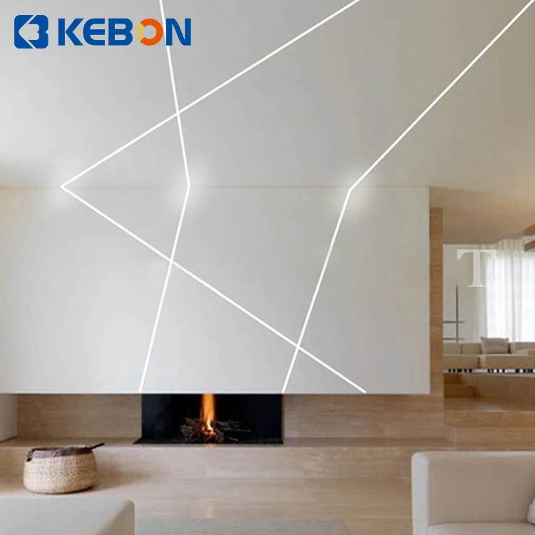 Высококачественный линейный профиль алюминиевый свет для гостиной встраиваемый профиль-205 светодиодная алюминиевая