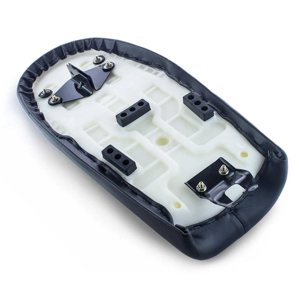 Black Leather Custom Cafe Racer motorcycle seat Parts for Honda CG125 CB 250 350 550 650 GN125 GN250