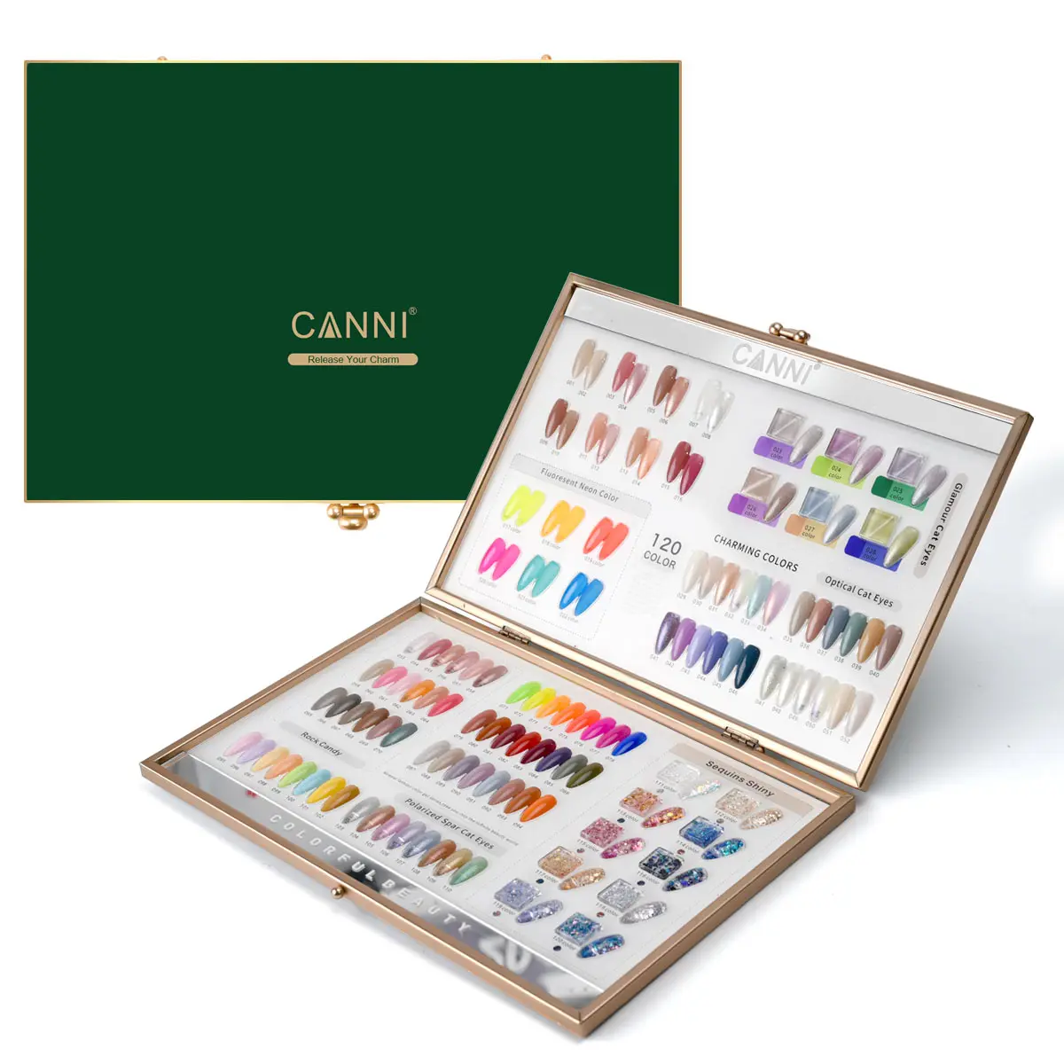 CANNI 2022 UV NAIL GEL POLISH SET 130pcs wholeset UV&LED gel nail polish KIT 1&2 Newest Colors Factory OEM Price