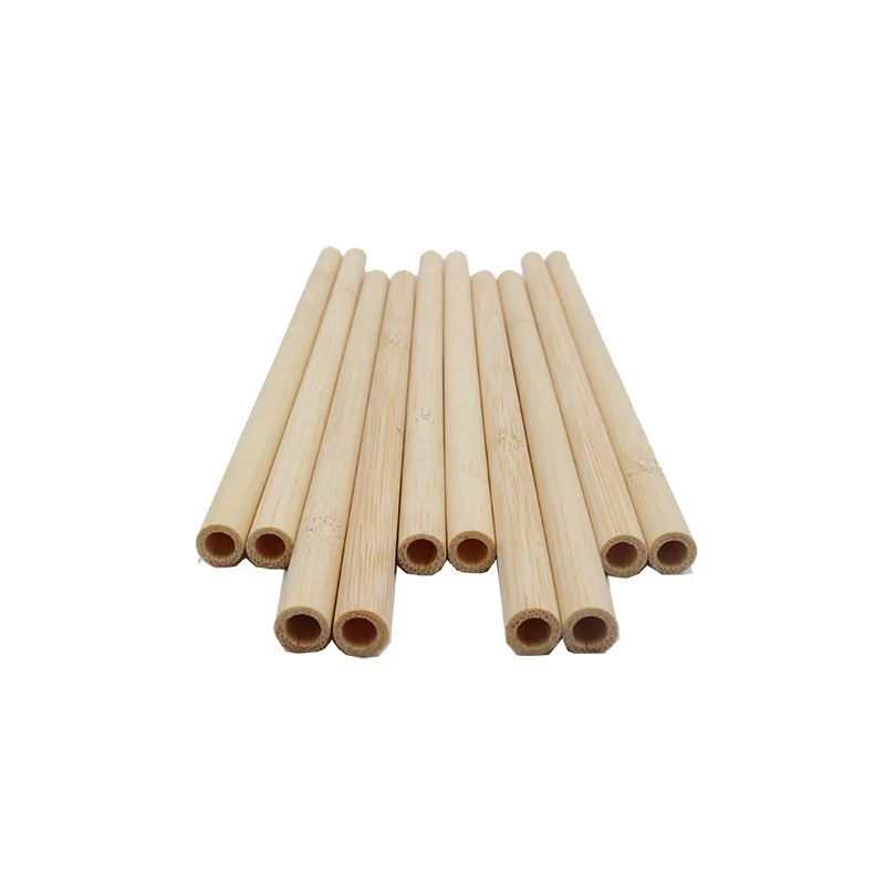 Made from natural bamboo material bamboo straws BPA free Ecological Alternative to Plastic Straws
