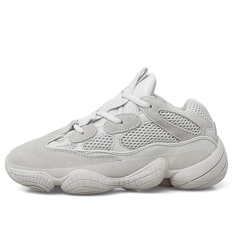 Yeeze 1/1 500 Soft Vision Original Genuine Leather Classic Casual Shoes Unisex Sports Woman Breathable Mesh Men Sneakers