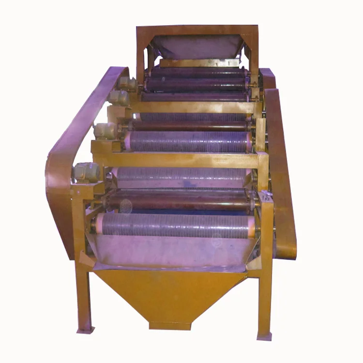 Высококачественный Магнитный роликовый Железный минеральный сепаратор для речного Железного Песка