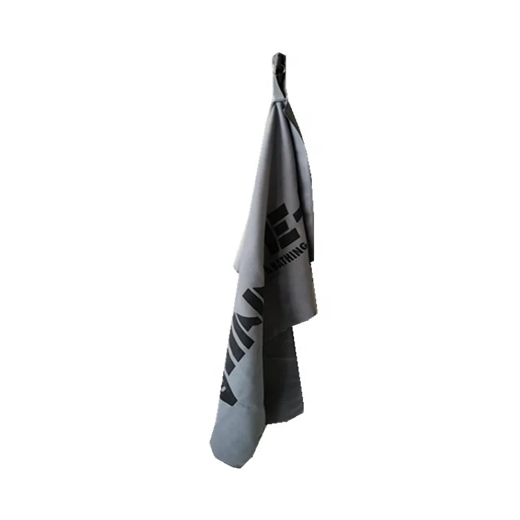 
heat transfer printing microfiber sports towel 100% polyester custom logo lightweight travel gym compact sports towel 