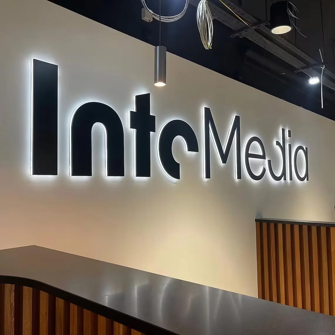 Custom Outdoor Custom Business Logo Signages 3D Backlit Letter