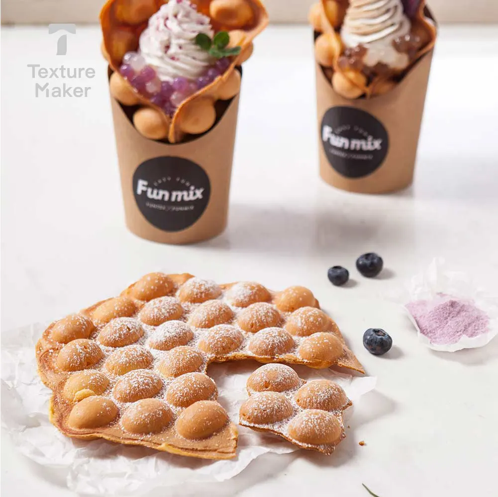 1 кг-популярная уличная закуска, Микс вафельных яиц с пузырьками