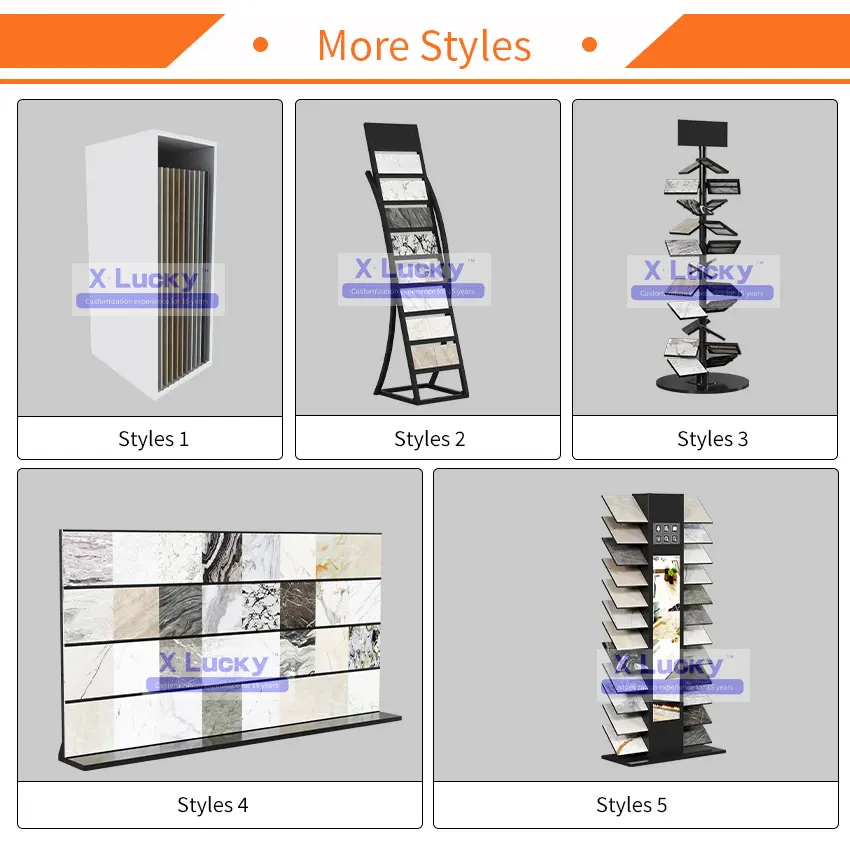 Cheap custom marble mdf metal pegboard display stand page turn metal counter display stand quartz stone display rack