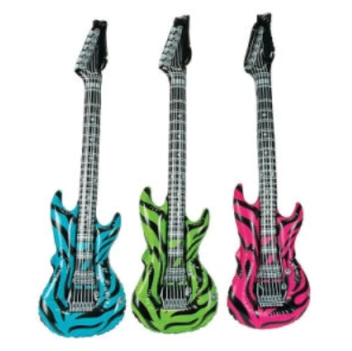 All Sizes PVC Inflatable Guitar Model Custom Inflatable Guitar Advertising Using Giant Inflatable Guitar