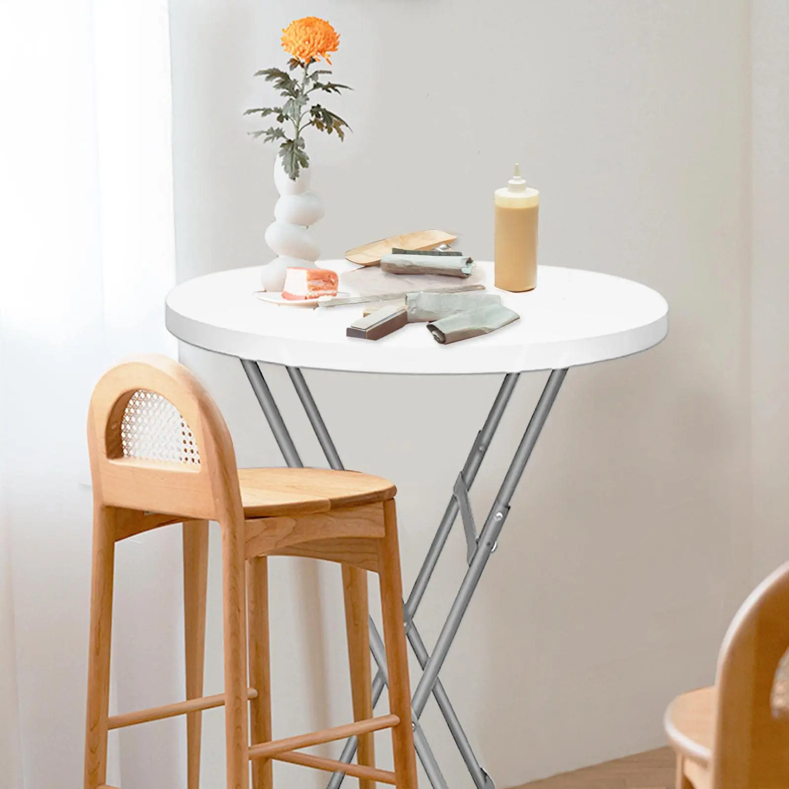 Wholesale Catering Hdpe Garden White Portable Camping Round Cocktail Picnic 6Ft Rectangle Plastic Portable Folding Fold Table