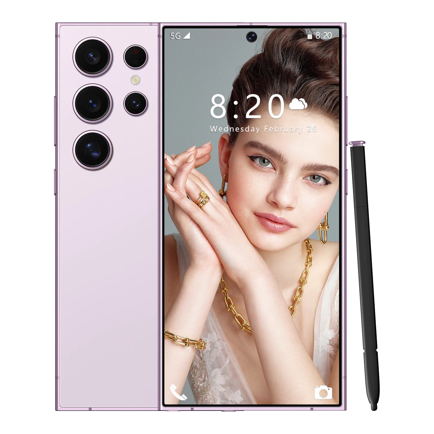 Samsun S24 ULTRA 48MP+100MP Full Display 8GB+256GB Android Cell Phone Face Unlock 65W 5g smartphone Original Selling Mobil Phone