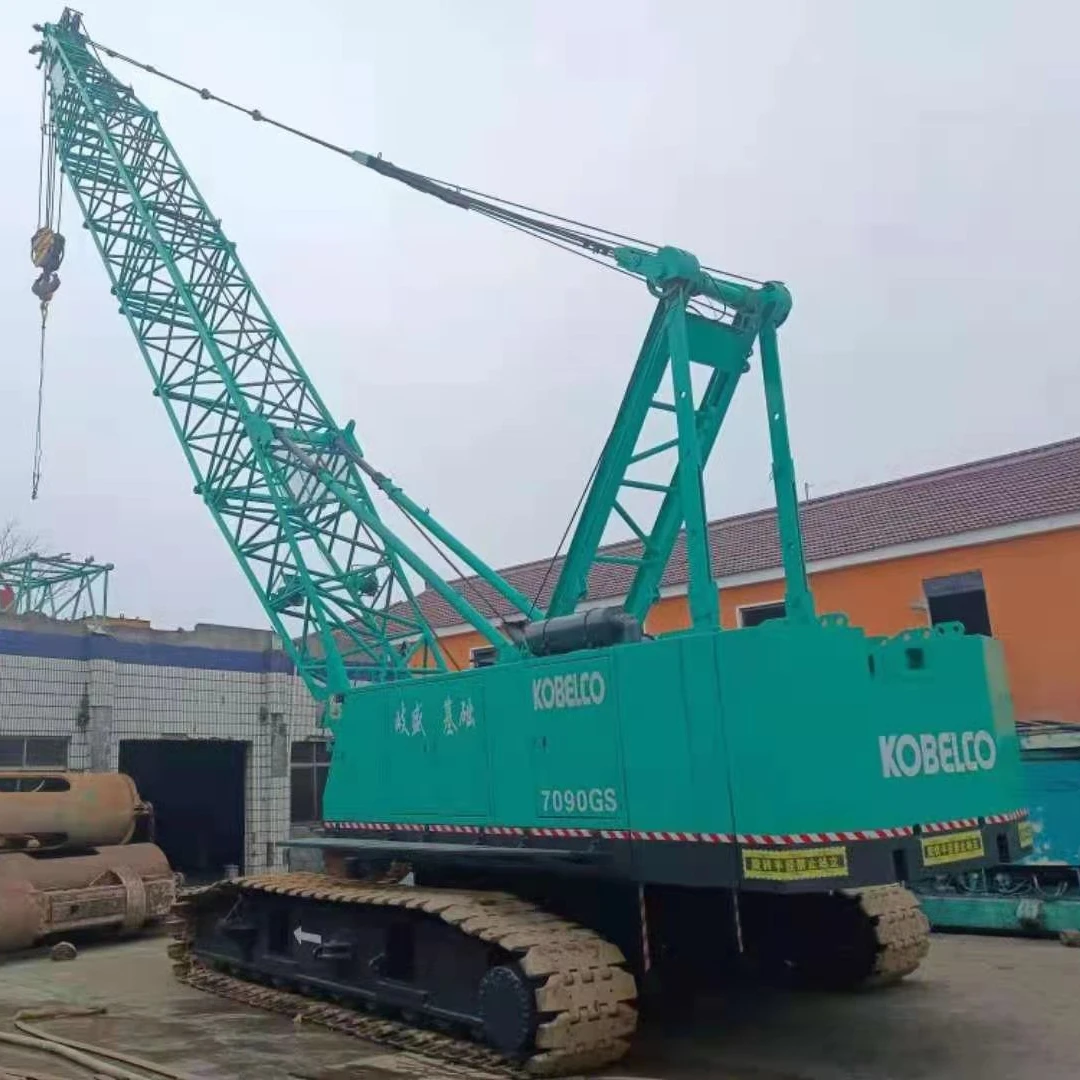 Грузоподъемность 90 тонн б/у гусеничный кран Kobelco p & h7055 h7080 7090GS модель в Шанхае