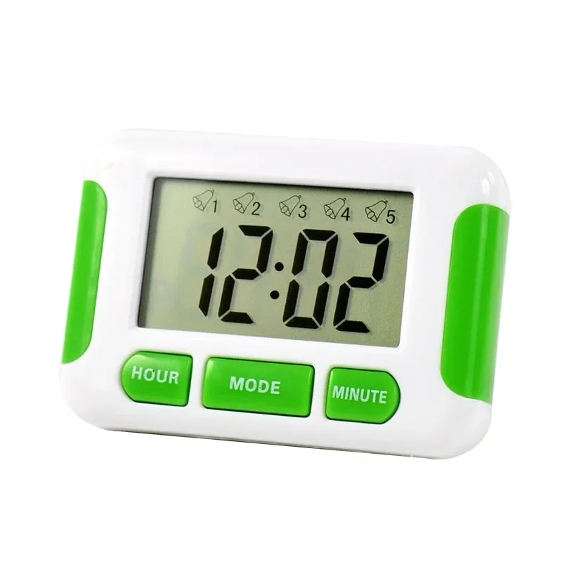 5 alarms Count down Time Countdown Multi Home Lab Library Laboratory digital cooking Kitchen Timer with Noisy Bell 12/24 Hours