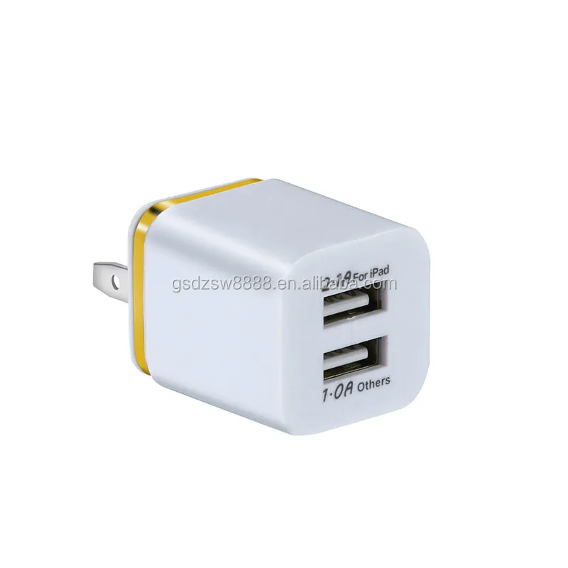  Домашние дорожные настенные зарядные устройства 2 1 А + а с двумя Usb-портами США ЕС переменный ток адаптер питания для iphone 7 8 x Samsung планшетов ПК