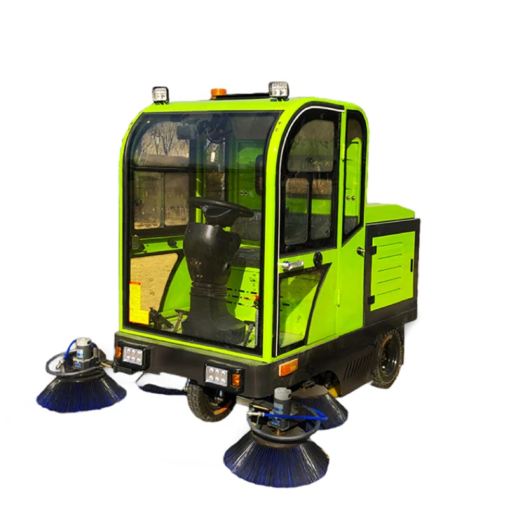 Good Quality Ride On Sweeper Street Sweeper Cleaning Equipment Electric three wheeled sweeper