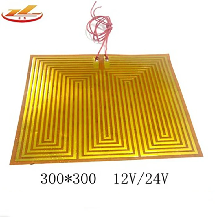 Flexible Polyimide Heater Plate Adhesive PI Heating Film