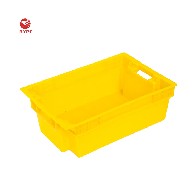 BYPC Горячая Распродажа чистый HDPE Штабелируемый твердый контейнер для переработки мяса