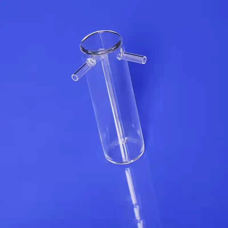 Transparent Quartz Reactor for Optical Channel Monitoring Light