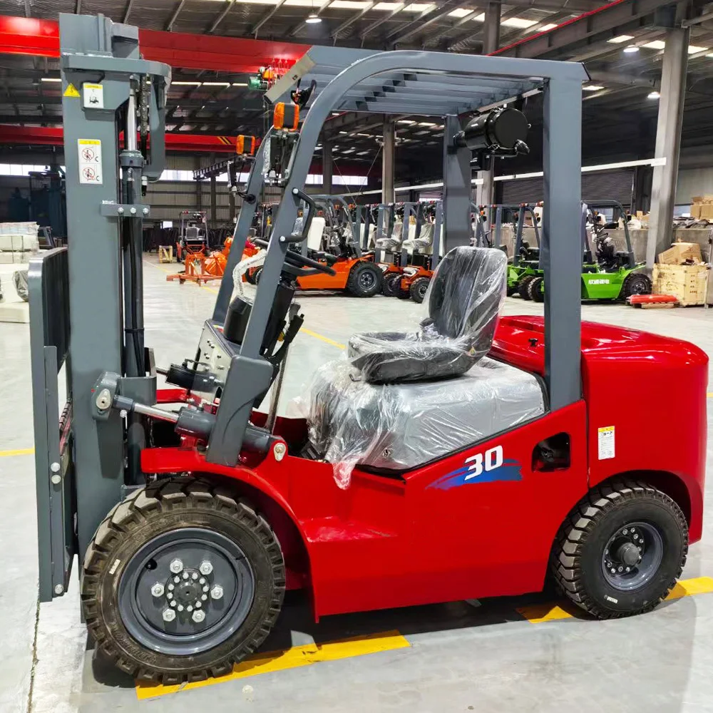 Вилочный погрузчик внедорожник 4WD Вездеходный вилочный зажим для тюков с тюком