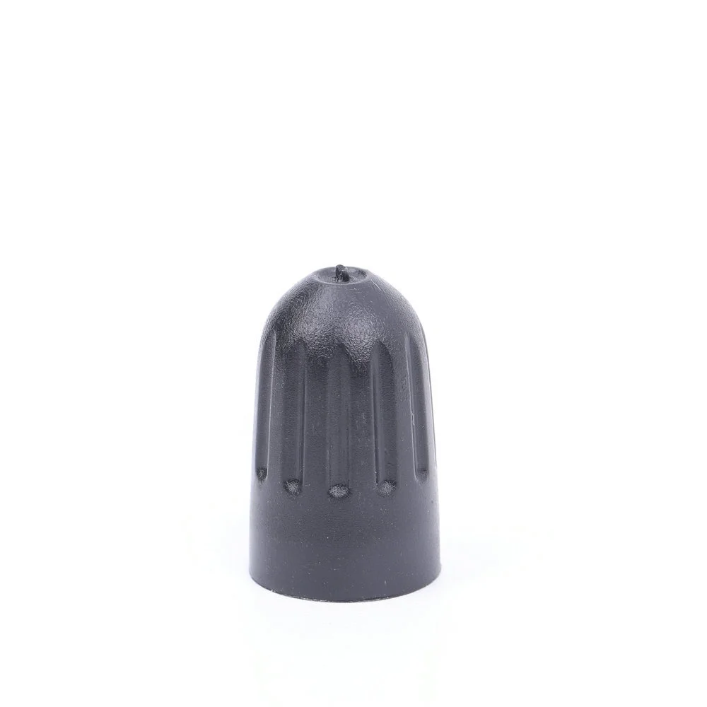 Long Black Plastic Sealing Car Tire Valve Caps,Fits TPMS Rubber Valve
