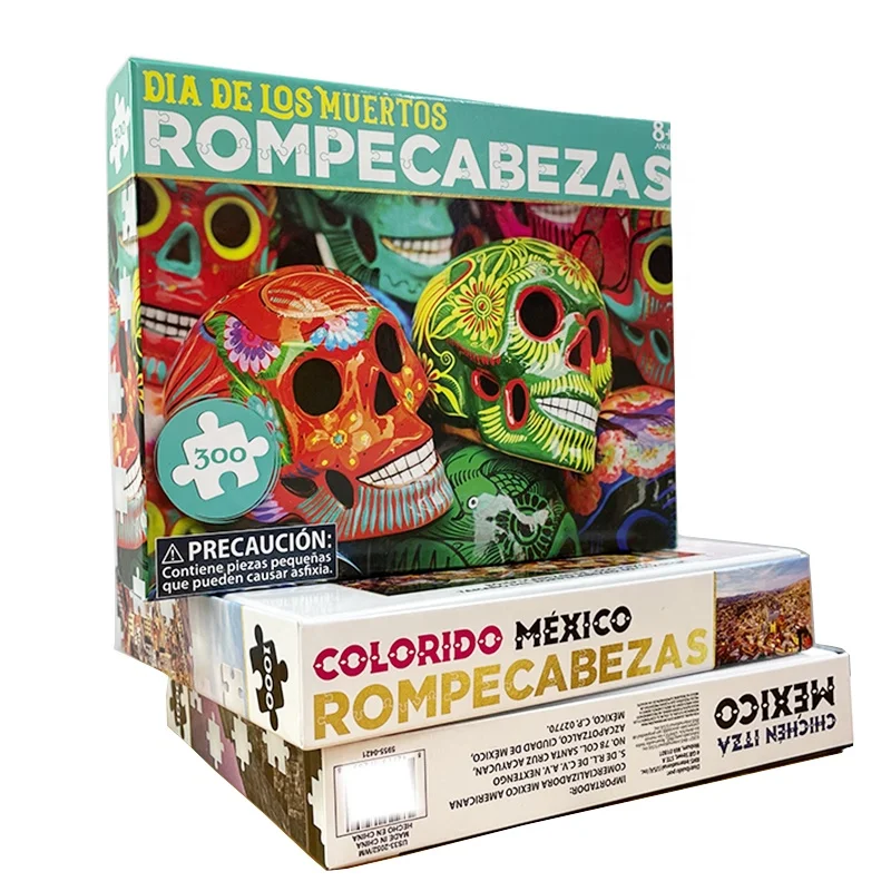 China Supplier Custom blank sublimation Puzzles 1000 For Adult Pieces Paper Cardboard Picture Jigsaw Puzzle 1000 Pieces