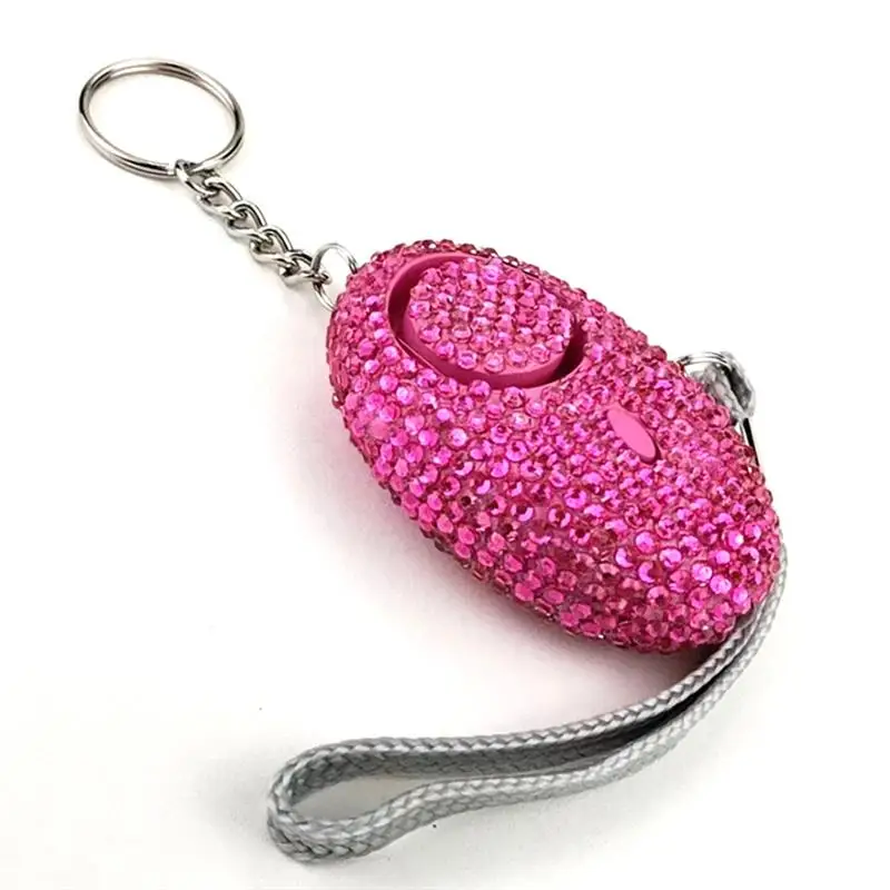 Wholesale Bling Field Camping Outdoor Equipment Self Defense Mini Personal Alarm Flashlight Key Chain
