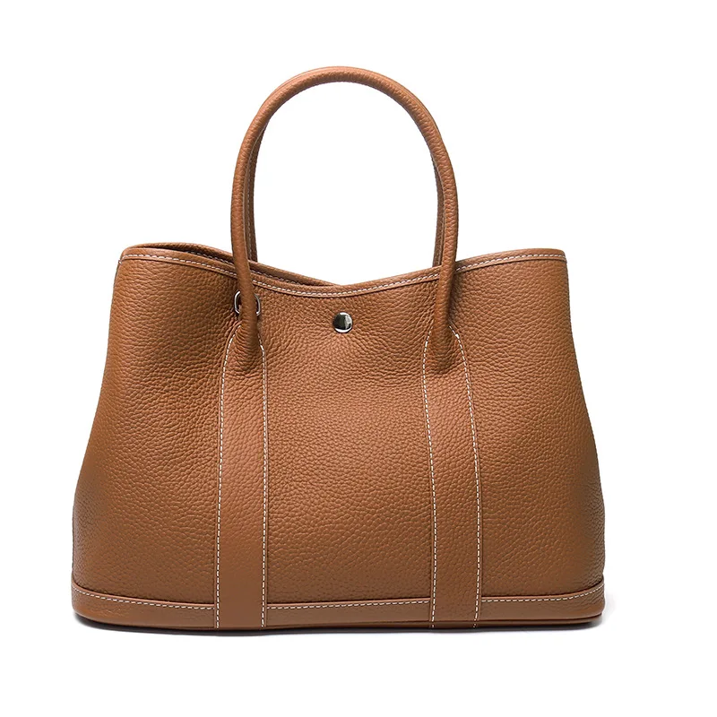 Wholesale Genuine Leather Fashion Providers Ladies Handbag Sling Shoulder Bucket Bags For Women Designer Luxury Work  Office Bag