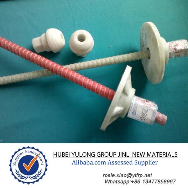 Epoxy resin FRP Fiberglass self Drilling hollow grouting rock bolt