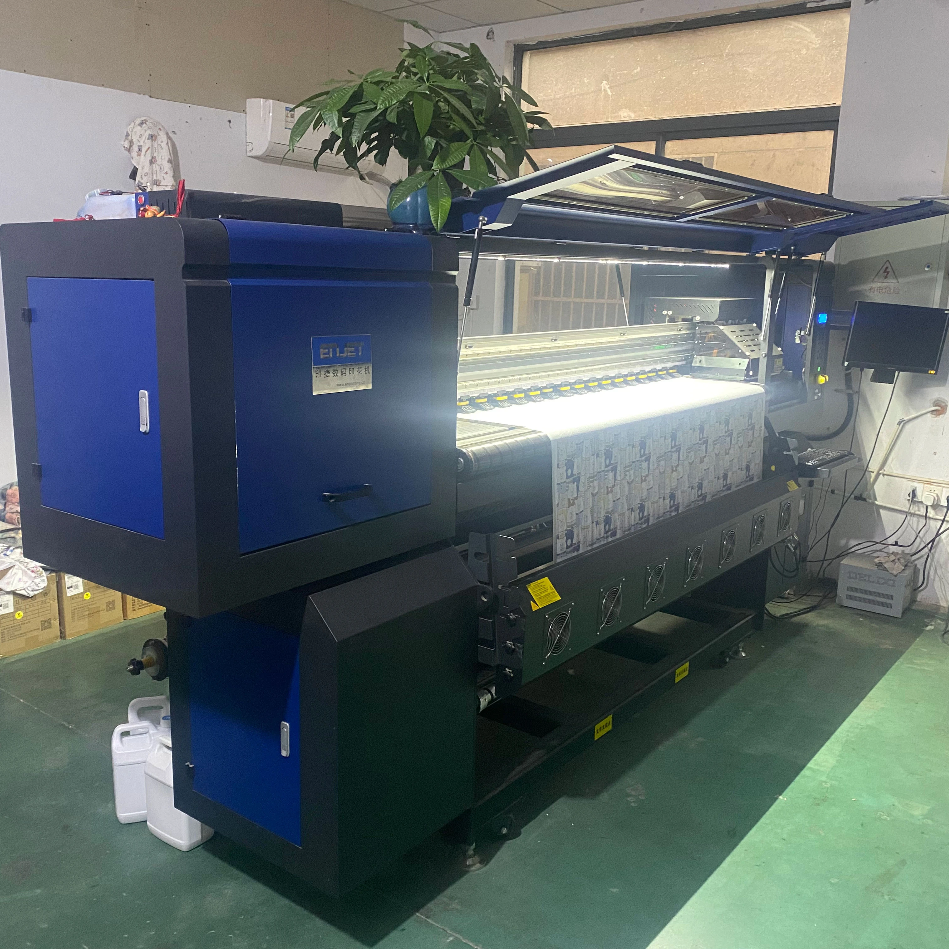 8heads digital inkjet printer sublimation Inkjet printer machine and heat press for t-shirt