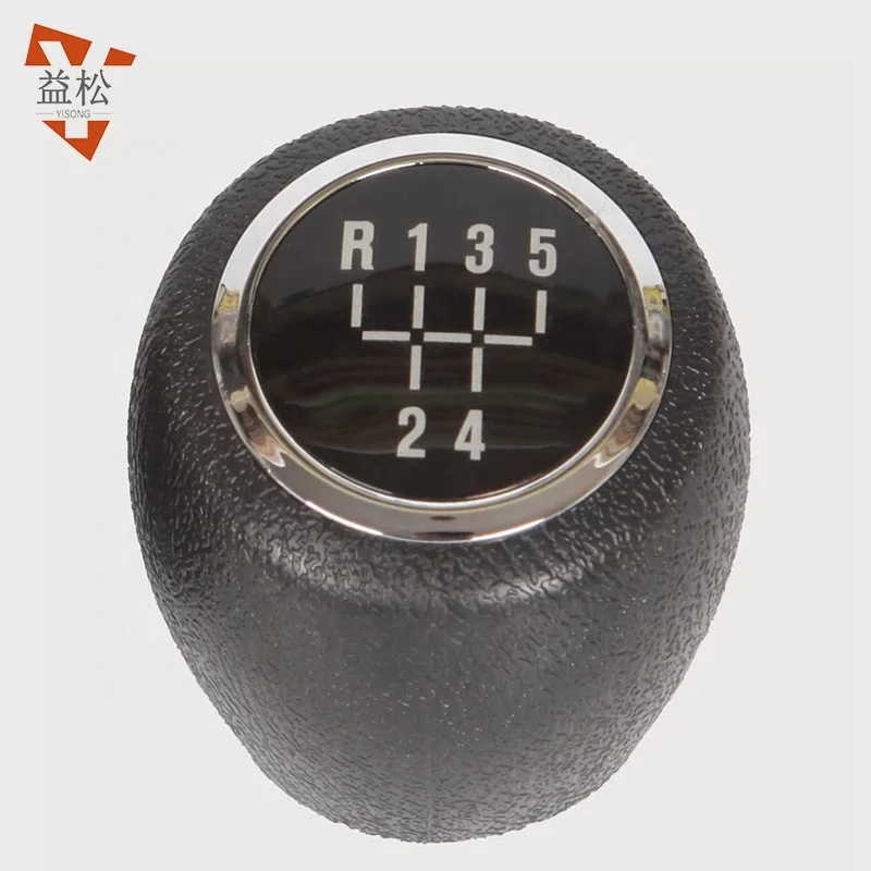 Manufacture quality auto parts car gear shift knob 5/6 speed black plastic For Cruze OE 55586351