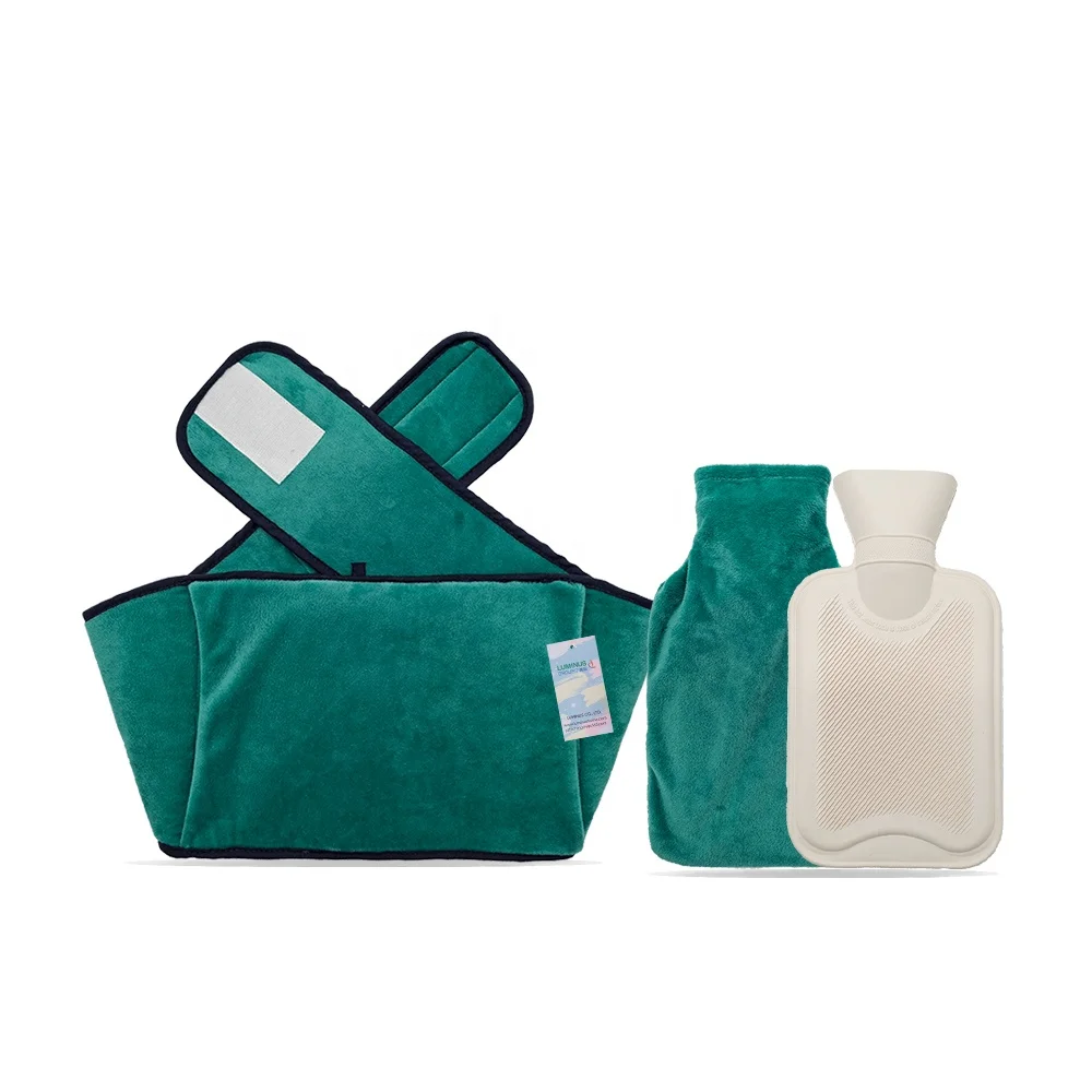 The most popular European waist belt hot water bottle with belt for abdomen
