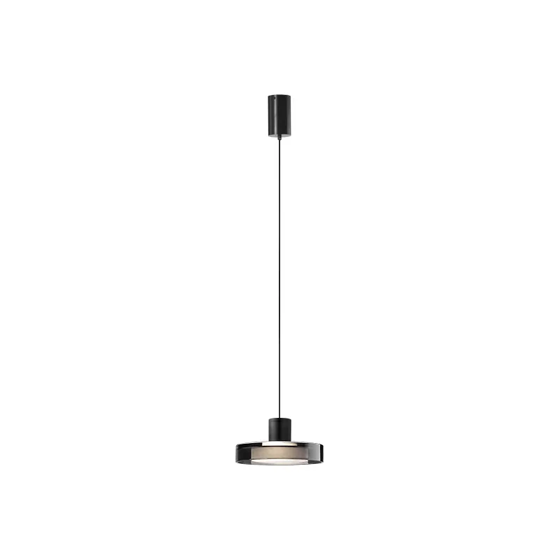 Creative Retro Simple Stained Glass LED Chandelier Vintage Bedside Pendant Light 2024