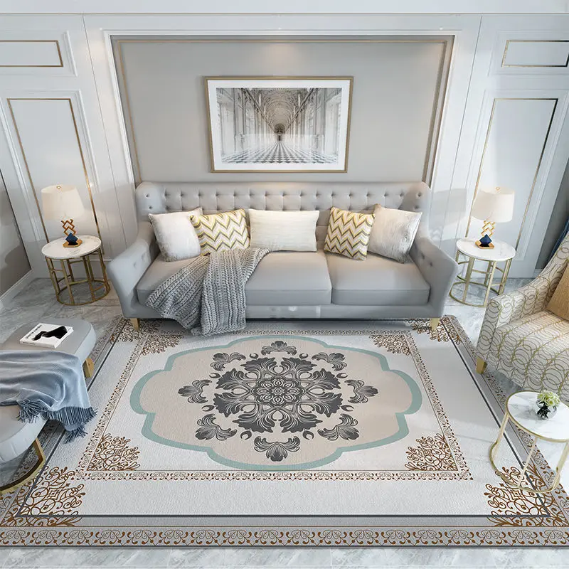 Bohemia Luxury Persian Carpet Washable Floor Mat Large Area Rugs Carpets for Living Room Entrance Door Mat Room Decor Lounge Rug