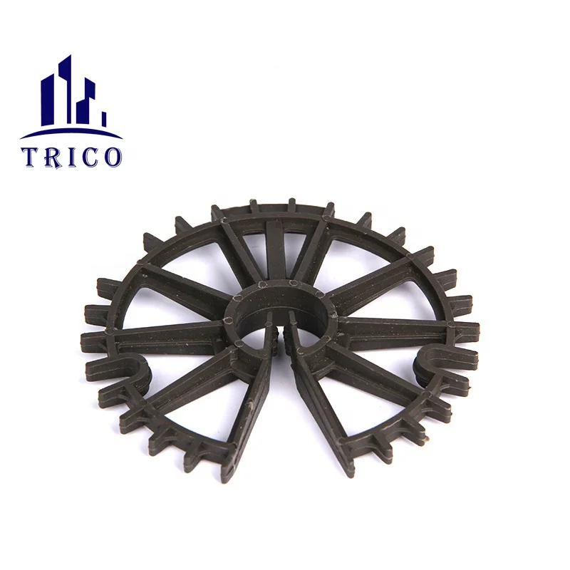 TRICO Hot Sale Construction Precast Plastic Rebar Spacer Concrete Rebar Spacer Protective Wheel Spacer