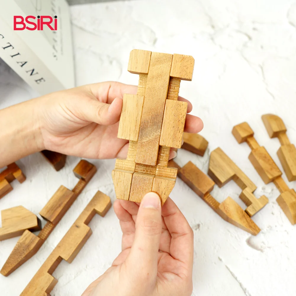 Elephant Puzzle Animal Puzzle 2023 Thailand Hot Wood Toys Crafts Game Classic Toys Best Seller Environment Product Puzzle