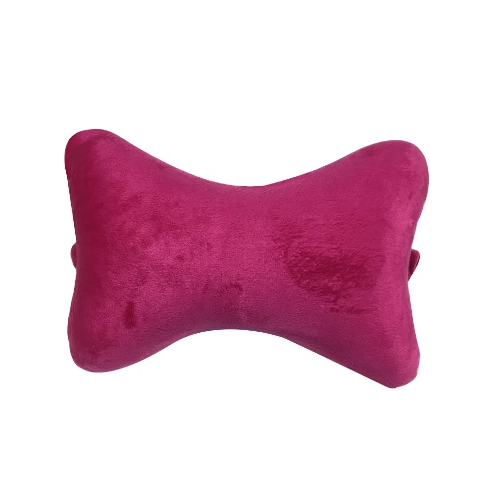 Car Seat Headrest Neck Rest Cushion Head Rest Support Pu Leather Neck Pillow For Driving