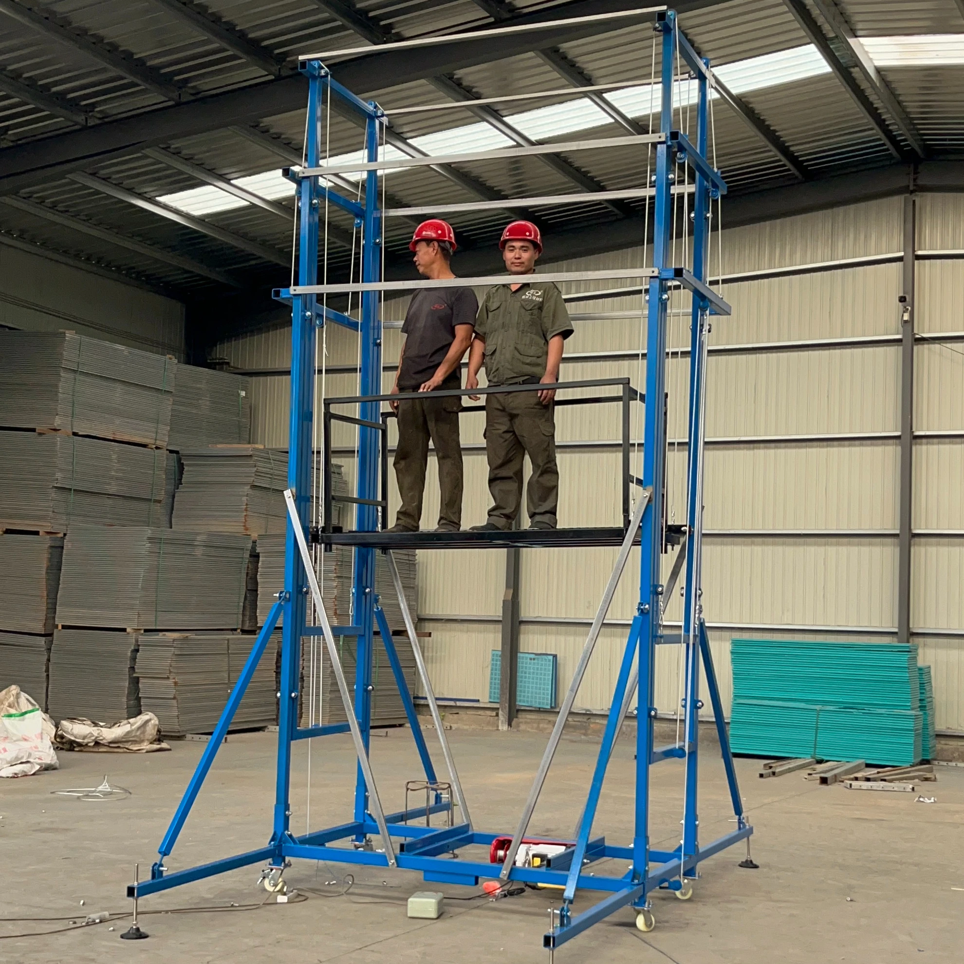 Electric Gondola Scaffolding Frame Construction Balconies Andamio Electrico