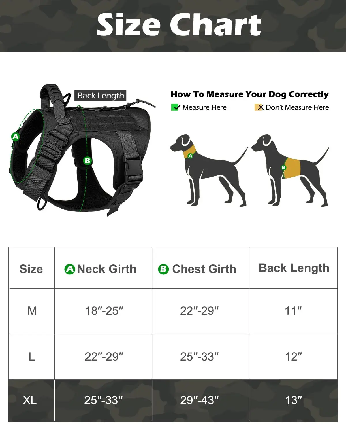 Pet Supplier Outdoor Training Vest Pet harness No pull Tactical Dog harness with Soft Mesh Padding