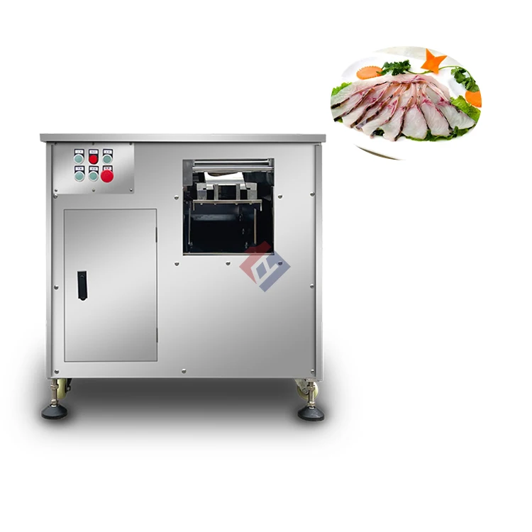 Commercial fish meat strips cutting machine pork beef