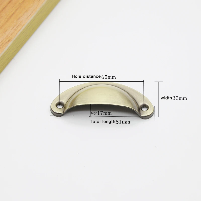 Metal Kitchen Drawer Cabinet Door Handle Cupboard Door Furniture Antique Shell Vintage Cabinet Knobs Drawer Handle