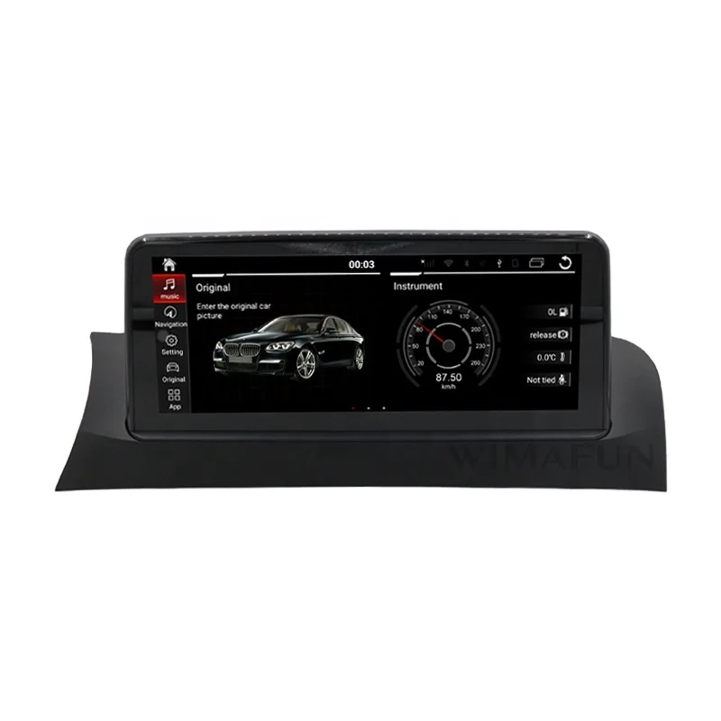 Android10 navi автомобиля для BMW X3 2013-2017, 10,25-дюймовый IPS экран, 6 + 64G 128 ГБ, мультимедийный плеер GPS navi Carplay