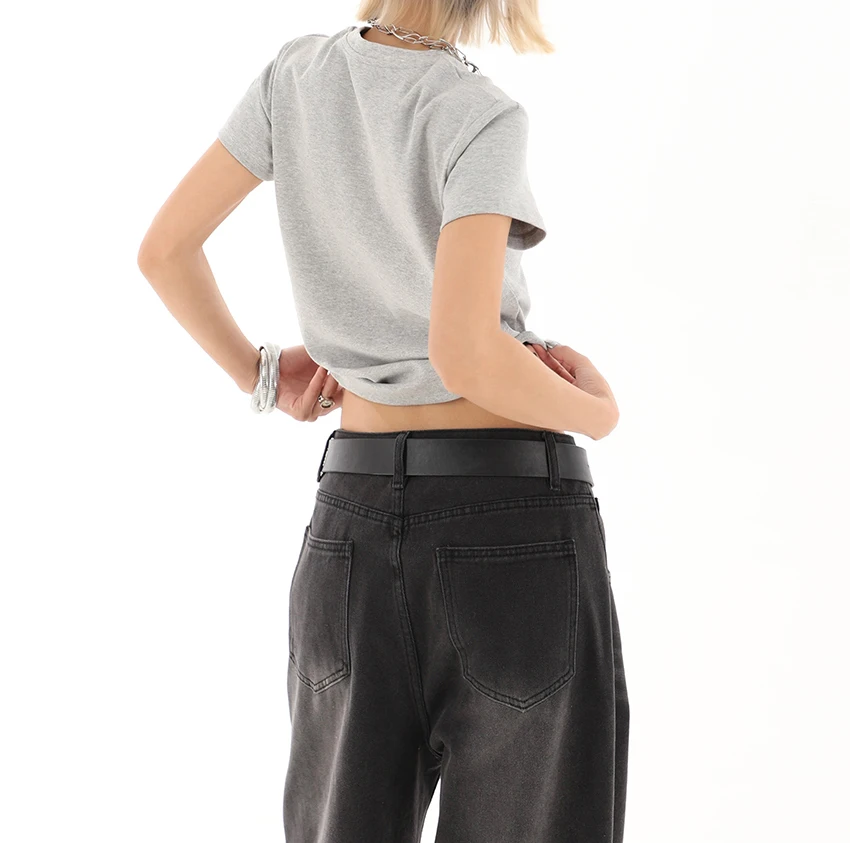 Clothing Manufacturers Custom T-Shirt Logo Patch Women Oversized Tee Classic Causal Running Sports T-Shirt For Women