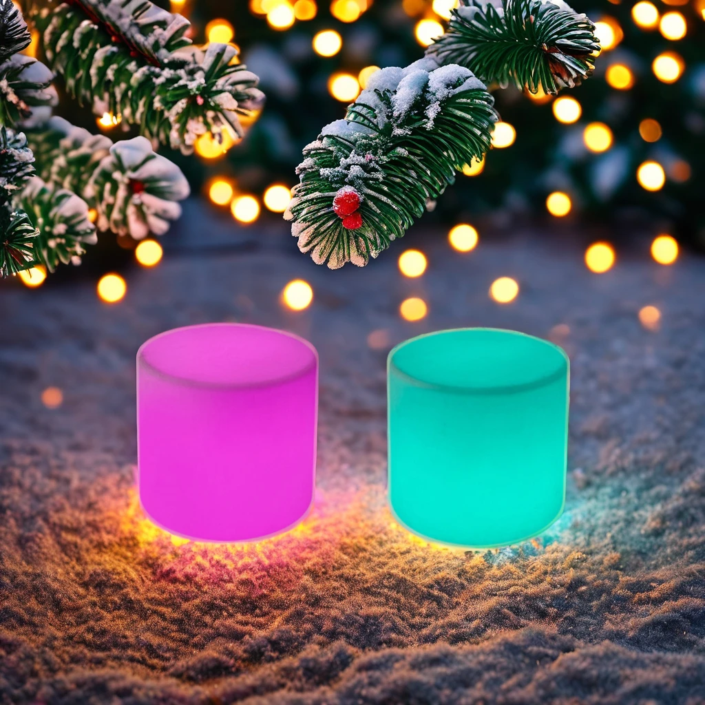 Водонепроницаемая светодиодная мебель светодиодный световой куб барный стул круглый цилиндрический